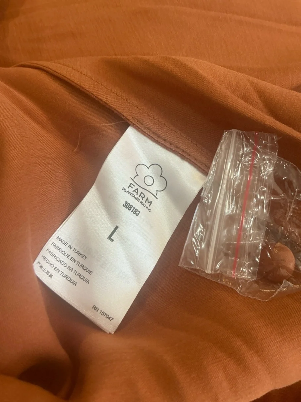 NWT FARM RIO CARAMEL CUTOUT MAXI DRESS - Picture 5 of 5